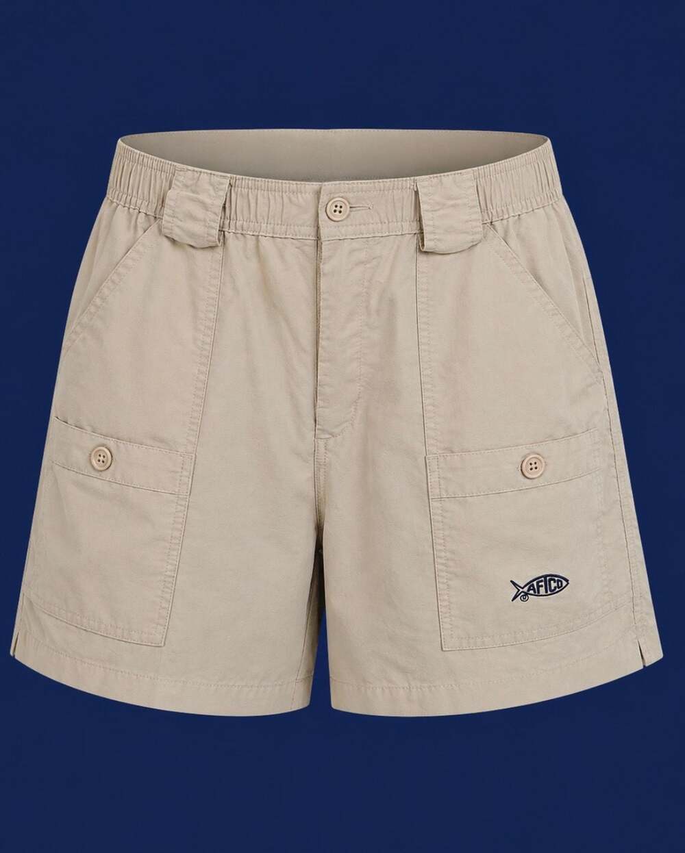 AFTCO Original Fishing Shorts in Khaki, Men's Size 30